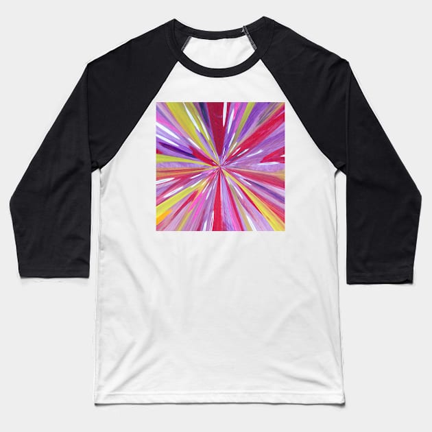 Starburst Baseball T-Shirt by MansiMakes